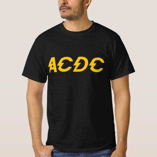 ACDC DEATH METAL BAND FANS LOVERS T-SHIRT (Voorkant)