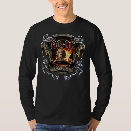 ACDC Hells Bells T-Shirt Custom Personalized (Voorkant)