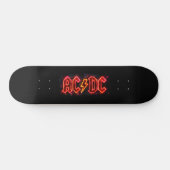 ACDC Logo Kunst Persoonlijk Skateboard (Horizontaal)
