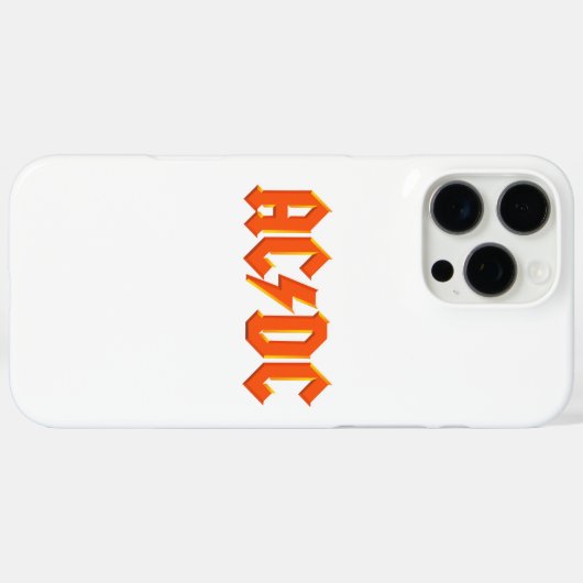 ACDC-muziekband Case-Mate iPhone Case (Achterkant (horizontaal))