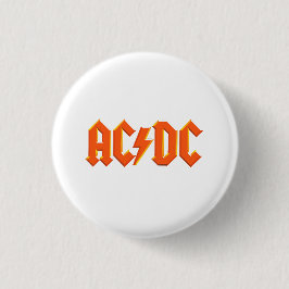 ACDC-muziekband Ronde Button 3,2 Cm