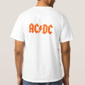 ACDC-muziekband T-shirt (Achterkant)