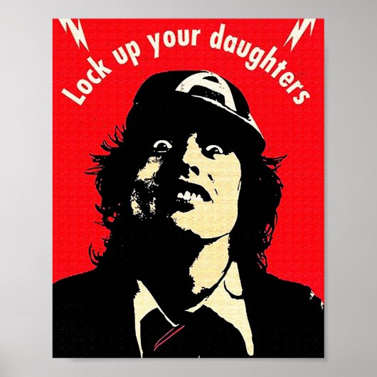 ACDC-muziekposters  Poster (Voorkant)