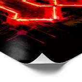 ACDC Rock Band Logo Perfect Poster (Hoek)