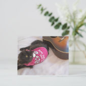 acdc-shirt briefkaart (Staand voorkant)