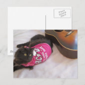 acdc-shirt briefkaart (Voorkant / Achterkant)