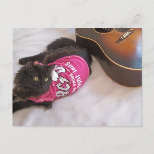 acdc-shirt briefkaart (Voorkant)