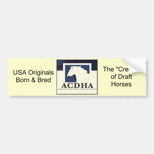 ACDHA-logo-bumpersticker Bumpersticker (Voorkant)