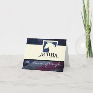 ACDHA logo Note Kaart