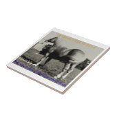 ACDHA Silver Lace-verjaardagstitel Tegeltje (Zijkant)