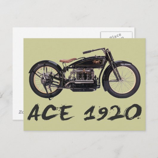 Ace 1920 briefkaart (Voorkant / Achterkant)