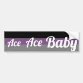 Ace, Ace Baby Aseksuele Bumpersticker (Voorkant)