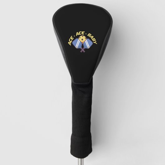 Ace Ace Baby - Pickleball Kleding Golfheadcover (Voorkant)