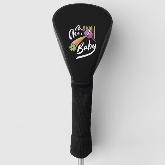 Ace Ace Baby - Pickleball Kleding Golfheadcover (Voorkant)