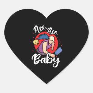 Ace Ace Baby - Pickleball Kleding Hart Sticker