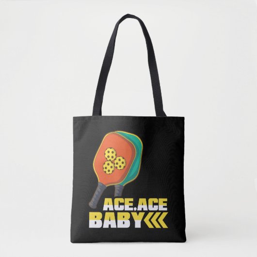 Ace Ace Baby - Pickleball Kleding Tote Bag (Voorkant)
