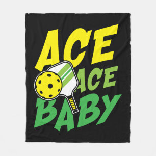 Ace ace baby voor een Pickleball-speler Fleece Deken