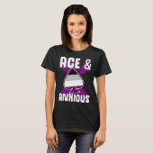 Ace And Anxious  Asexual Pride Symbol Introvert T-shirt (Voorkant volledig)