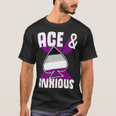 Ace And Anxious Asexual Pride Symbol Introvert T-shirt (Voorkant)