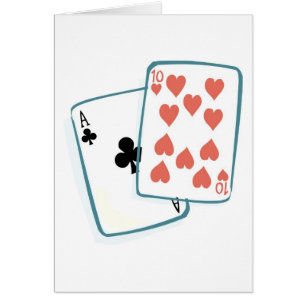 Ace and Ten of Hearts Paring Kaarten