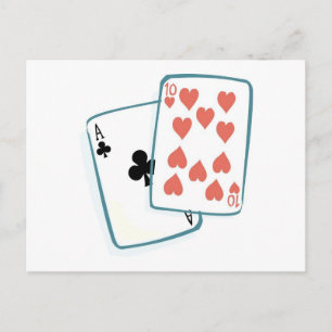 Ace and Ten of Hearts Paring Kaarten