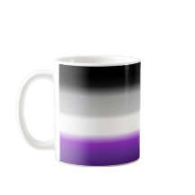 Ace Asexual Gradient Pride Flag: horizontale stree