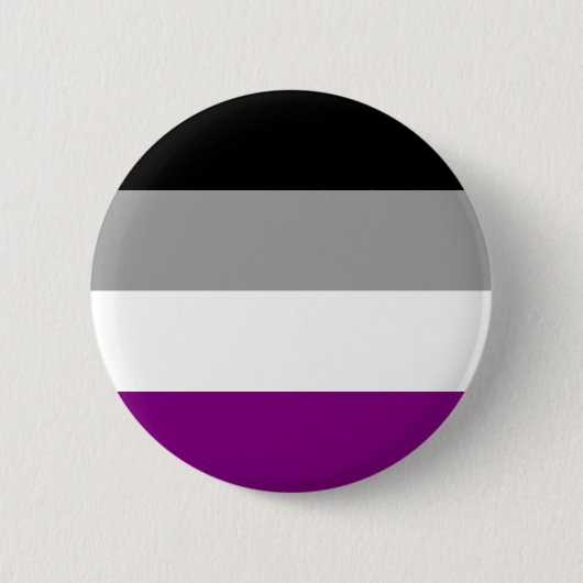 Ace Asexual Pride Flag Button (Voorkant)