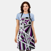 Ace Asexual Pride Zen Doodle Schort (Gedragen)