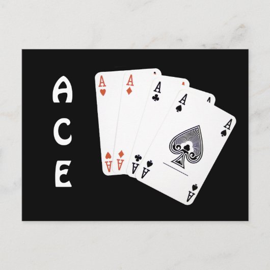 ACE Attitude + Commitment = Excellentie Briefkaart (Voorkant)
