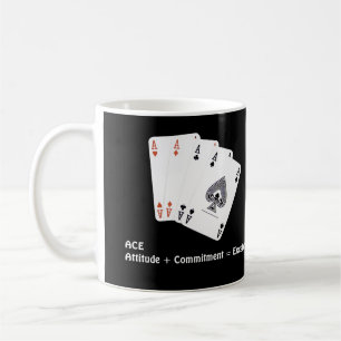 ACE Attitude + Commitment = Excellentie Koffiemok