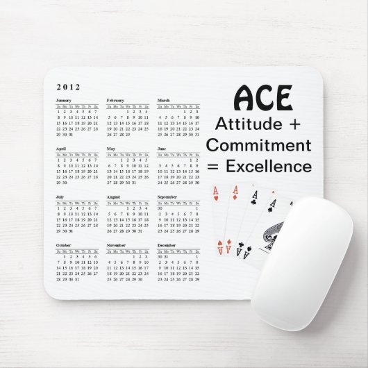 ACE Attitude + Commitment = Excellentie Muismat (Met muis)