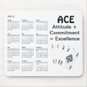 ACE Attitude + Commitment = Excellentie Muismat (Voorkant)