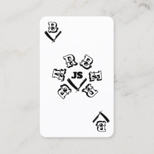 Ace-blaaskappersstijl Visitekaartje