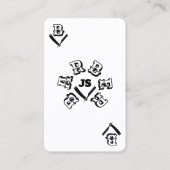 Ace-blaaskappersstijl Visitekaartje (Voorkant)