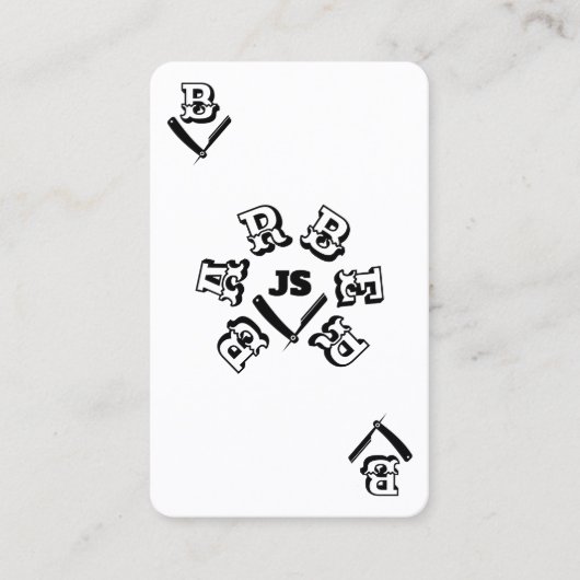 Ace-blaaskappersstijl Visitekaartje (Voorkant)