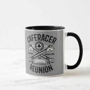 Ace Cafe Racer Reunion werkt hard Wright Hard Ride Mok