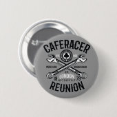 Ace Cafe Racer Reunion werkt hard Wright Hard Ride Ronde Button 5,7 Cm (Voorkant /achterkant)