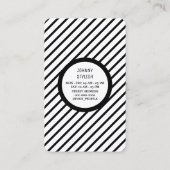 Ace card barbres stijl tegenover visitekaartje (Achterkant)