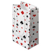 Ace card-casino/vegas-cadeautas klein cadeauzakje (Voorkant Gekanteld)