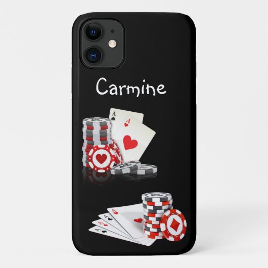 Ace Cards Iphone Case (Achterkant)