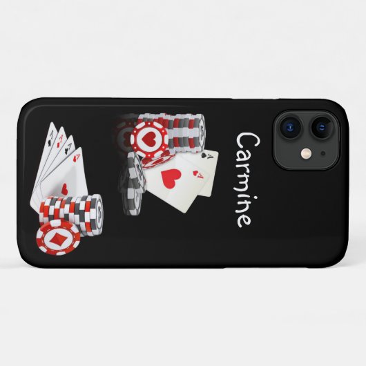 Ace Cards Iphone Case (Achterkant (horizontaal))