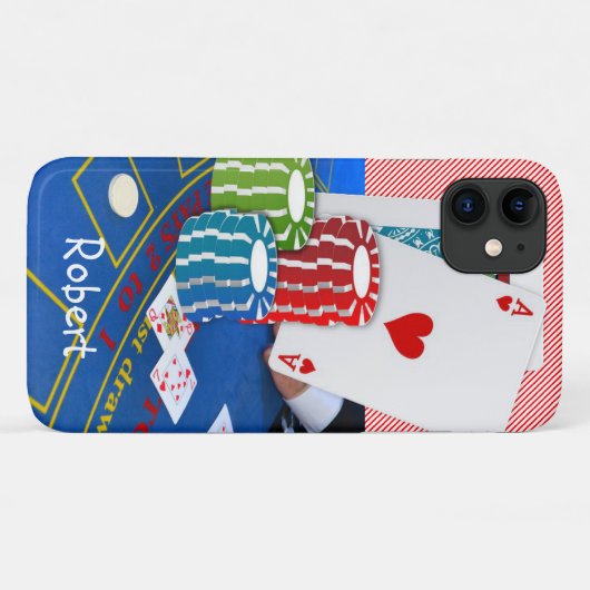Ace Cards Iphone Case (Achterkant (horizontaal))