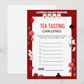 Ace Casino Baby shower - Bewerkbare naam, 5x7 Kaart (Voorkant / Achterkant)