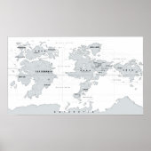 Ace Combat Strangereal Map Poster (Voorkant)