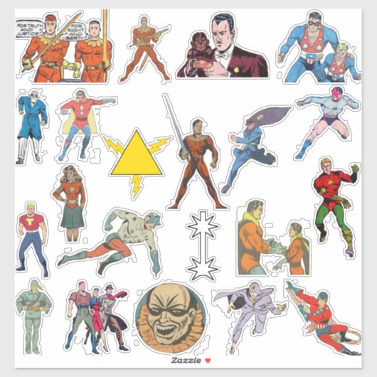 Ace Comics Vinyl Sticker Set (Vel)