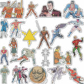Ace Comics Vinyl Sticker Set (Voorkant)