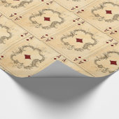  Ace Diamonds die inktkaarten afspelen Cadeaupapier (Hoek)