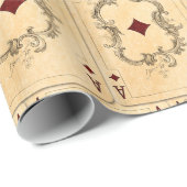  Ace Diamonds die inktkaarten afspelen Cadeaupapier (Rol Hoek)