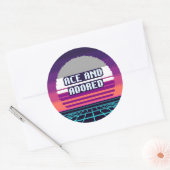 Ace En Aanbeden Pride Pixel Sticker (Envelop)