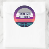 Ace En Aanbeden Pride Pixel Sticker (Tas)